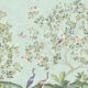 Spring Landscape Wallpaper • Seaspray • Swatch