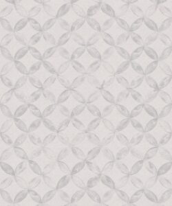 Papier peint Petales Deux - Gris Blanc - Swatch