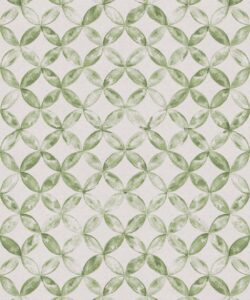 Papier peint Petales Deux - Sage White - Swatch