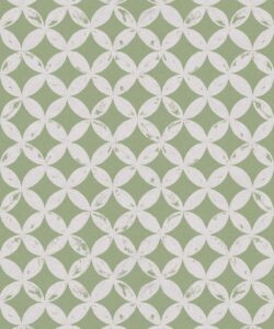 Papier peint Petales Deux - Snow Green - Swatch