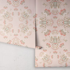 Bees Lace Wallpaper • Petal • Rolls