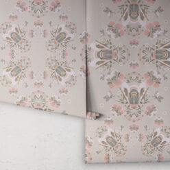 Bees Lace Wallpaper • Seashell • Rolls