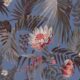 Majestic Palm Wallpaper • Periwinkle • Swatch