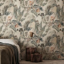 Majestic Palm Wallpaper • Sand • Insitu