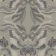 Prancing Peacocks Wallpaper - Dark Wolke - Swatch