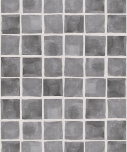Papier peint Caree - Charcoal White - Swatch