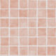 Caree Wallpaper • Salmon White• Swatch
