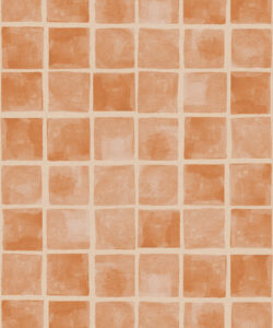 Papier peint Caree - Sienna Light Peach - Swatch