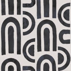 Formes Deux Wallpaper • Midnight White • Swatch