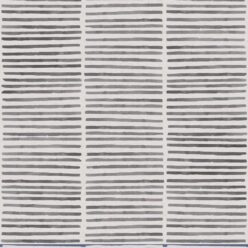 Lignes Wallpaper • Charcoal White • Insitu