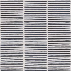 Lignes Wallpaper • Midnight White • Swatch