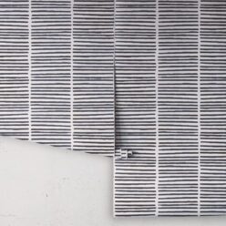 Lignes Wallpaper • Midnight White • Rolls