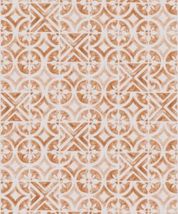Papier peint Petales Trois - Sienna White - Swatch