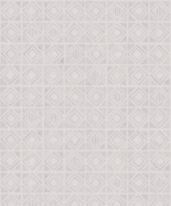 Tuile Wallpaper - Gris blanc - Swatch