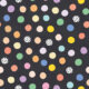 Happy Confetti Wallpaper - Nero - Campionario