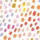 Rainbow Cheetah Wallpaper - Blanc - Échantillon