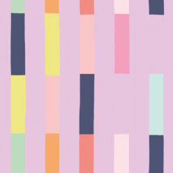 Sweet Rainbow Stripe Wallpaper • Lavender • Swatch