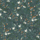 A medida Cranes Wallpaper - Teal - Swatch