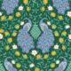 Peacock Wallpaper - Wald Green - Swatch