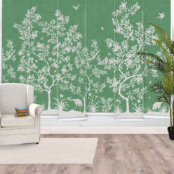 Grandiflora Mural • Vert • Rolls