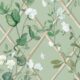 Grande Climbing Sweet Pea Wallpaper • Sage & Cane • Swatch
