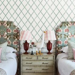 Colony Wallpaper • Irish Linen • Insitu