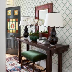 Colony Wallpaper • Irish Linen • Insitu
