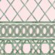 Colony Frieze Mural • Pink & Green • Swatch