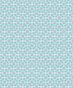 Whimsical Wallpaper - Robin Egg  - Swatch