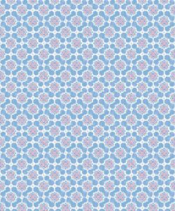 Whimsical Wallpaper - Bleu ciel - Swatch