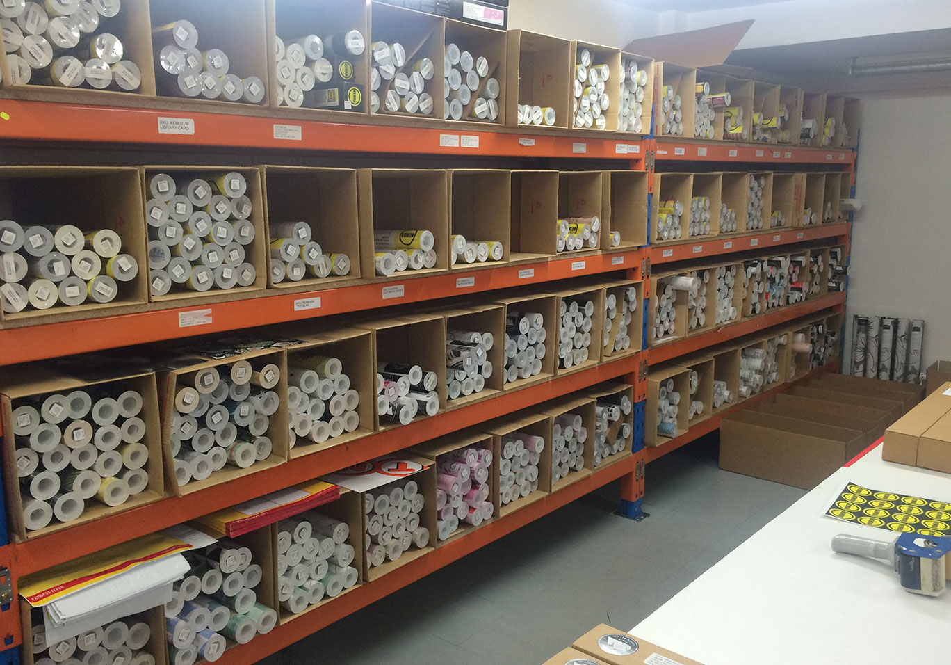 Rolls in Stock