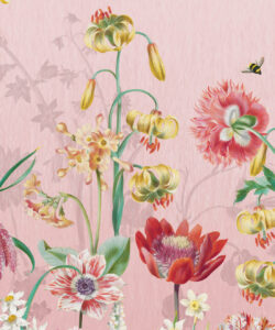 Kingdom Home • Jardin Mural • Powder Pink
