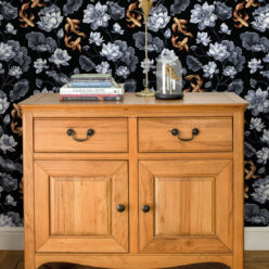 Golden Koi Wallpaper • Black • Insitu