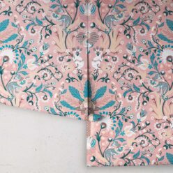 Jungle Symphony Wallpaper • Coral • Rolls