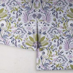 Jungle Symphony Wallpaper • Lavender • Rolls