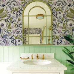 Jungle Symphony Wallpaper • Lavender • Insitu