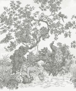 Sinharaja Mural - Grau - Swatch