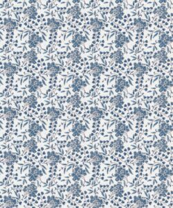 Sakura Blossom Wallpaper • Indigo Ivory • Swatch