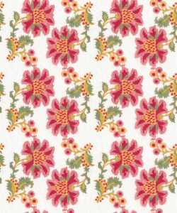 French Floral Wallpaper • Multi Ivory • Swatch