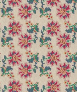 French Floral Wallpaper • Multi Natural • Swatch
