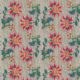 French Floral Wallpaper • Multi Natural Stripe • Swatch