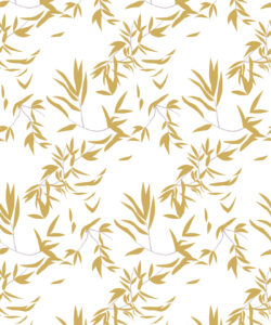 Maeve Oliver - Bamboo Leaves- Antique Moss