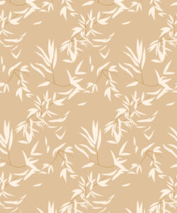 Maeve Oliver - Bamboo Leaves- Honey Peach