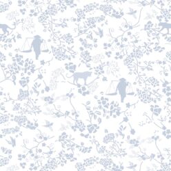 Maeve Oliver - Vintage Floral - Dusty Blue