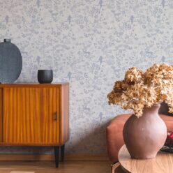 Maeve Oliver - Vintage Floral - Dusty Blue