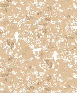 Maeve Oliver - Vintage Floral - Floral Honey Peach