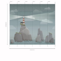 Mairead Murphy - Happiest Places Wallpaper - Lighthouse at Night