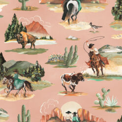 Frontier Wallpaper - Colorway: Dusty - Swatch