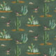 Roadrunner Wallpaper - Colorway: Evergreen - Swatch