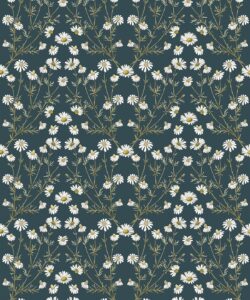 Wallpaper Republic - Collezione Emporio Floreale - Damasco a margherita - Emerald - Campionario